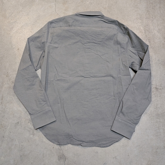 Proof Huckberry Button Up Shirt Mens M Gray Long Sleeve Casual - Picture 3 of 6
